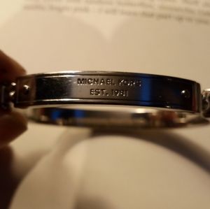 Classy silver Michael Kors Bangle bracelet